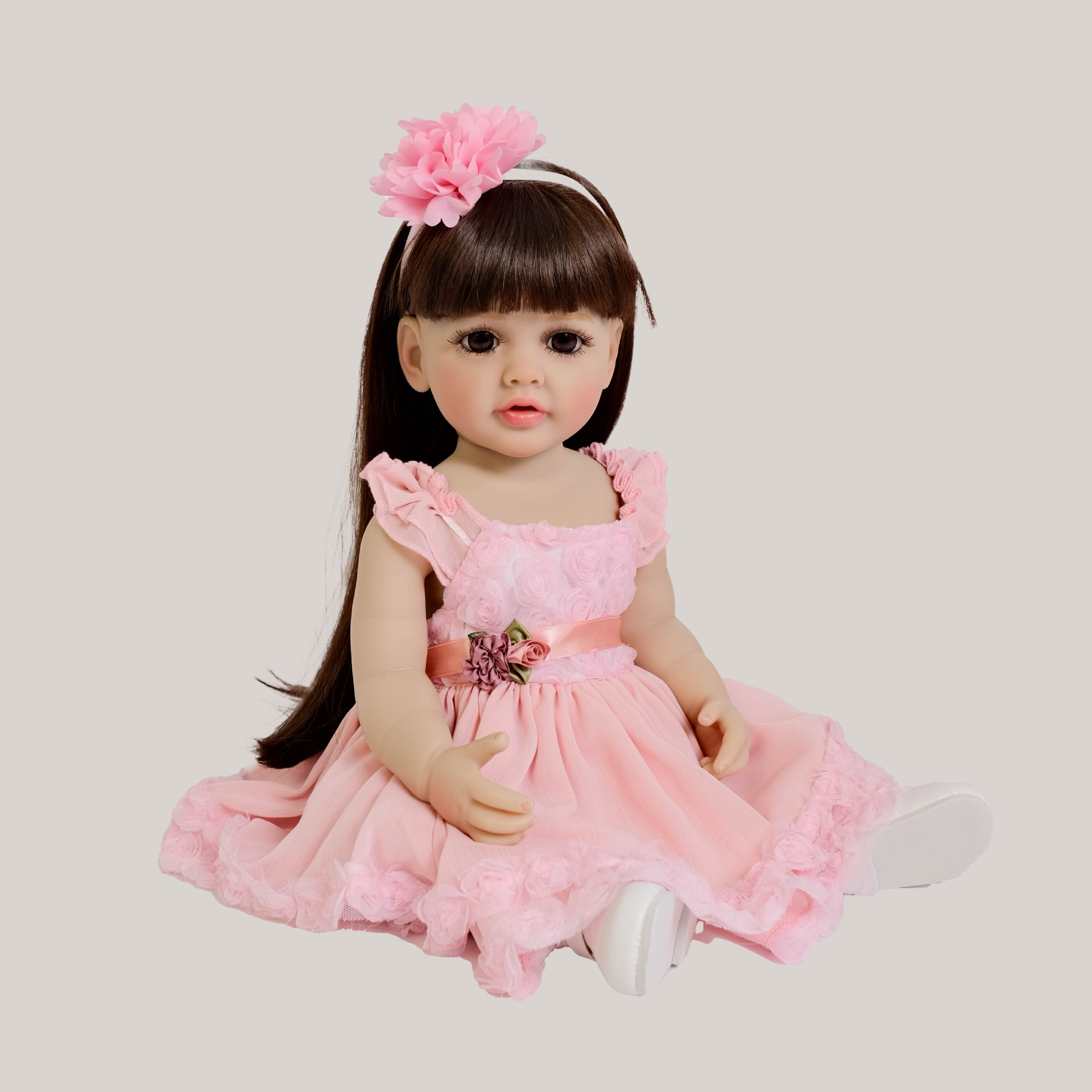 Ethnic Fashion Model - Cute 55 cm Long Hair Pink