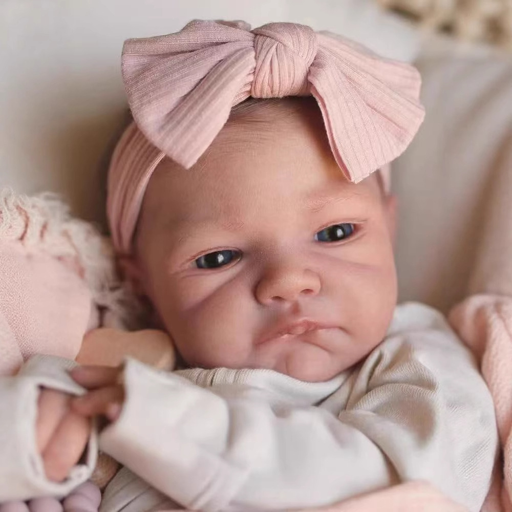 Ethnic Fashion Model - 48CM Reborn Silicone Dolls August awake