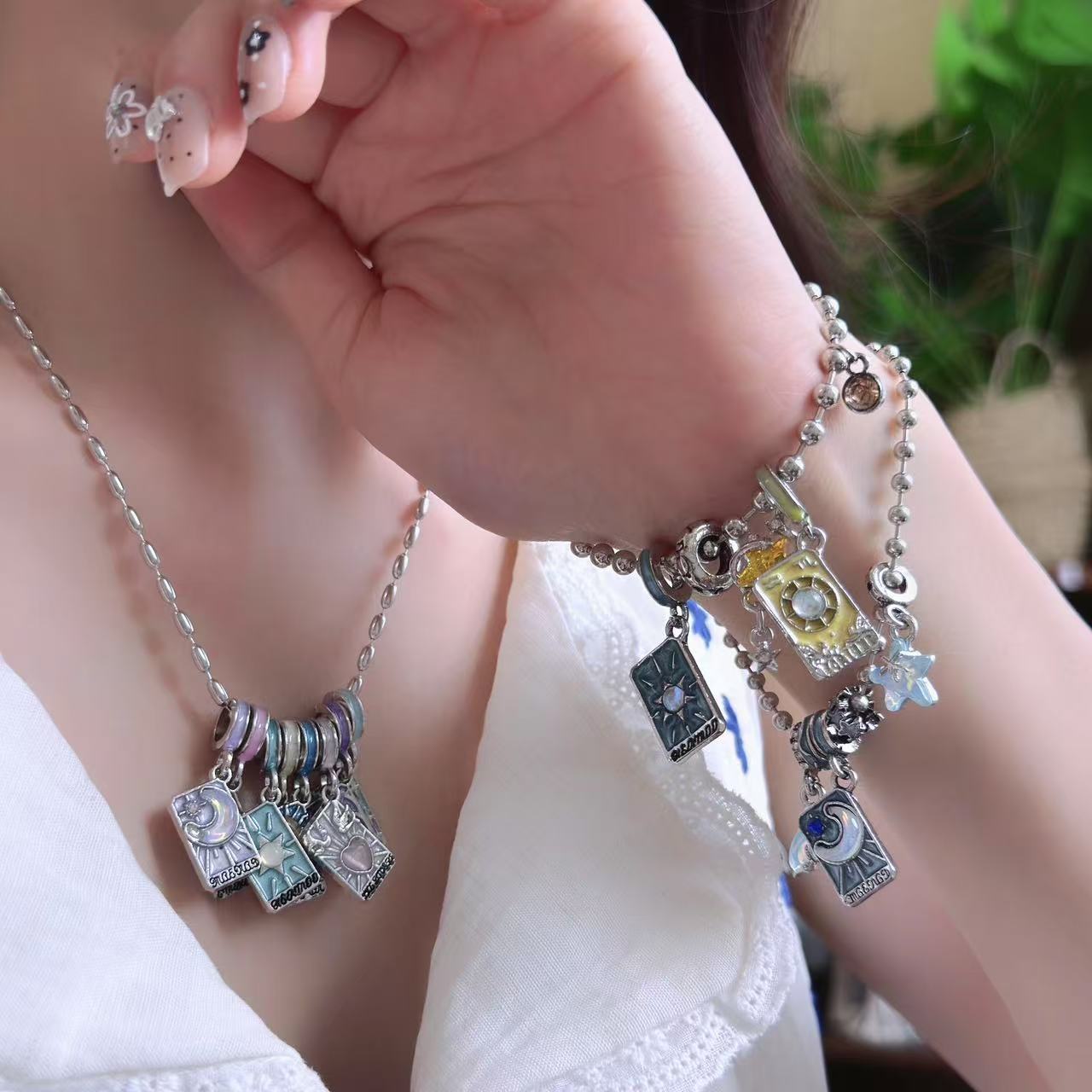 Ethnic Fashion World - Vintage Magic Witch DivinationTarot Star Moon