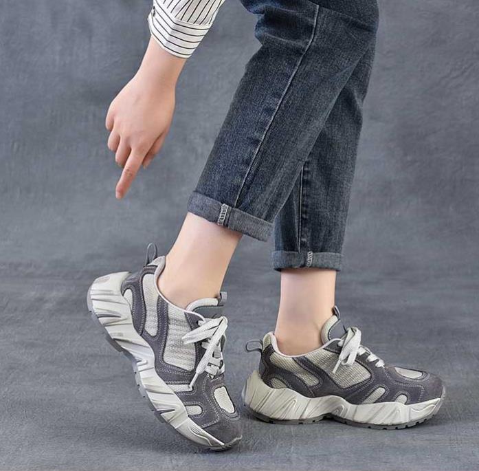 4.5cm Air Mesh Suede Genuine L - Ethnic Fashion In recension och pris