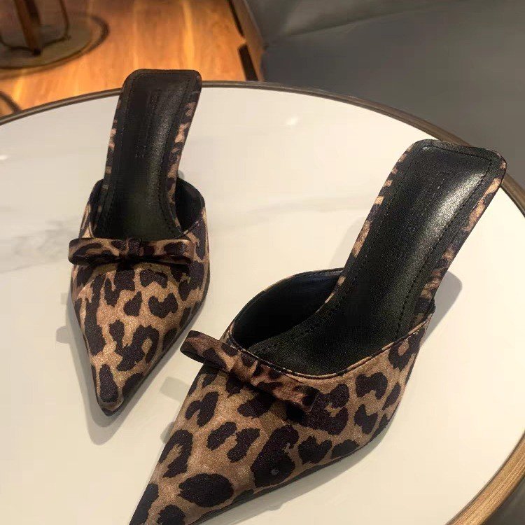 women's leopard-print pointed  - Ethnic Fashion In recension och pris