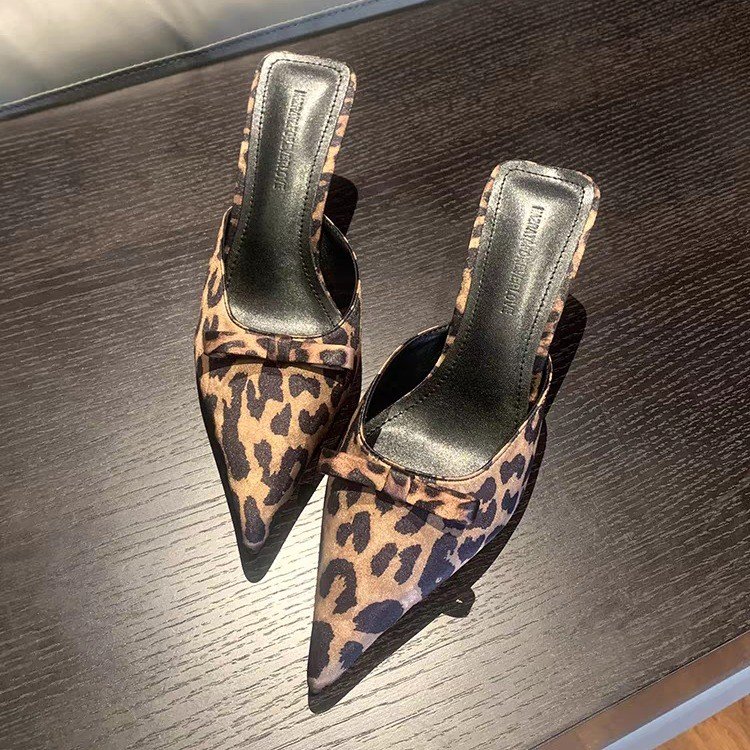 women's leopard-print pointed  - Ethnic Fashion In recension och pris