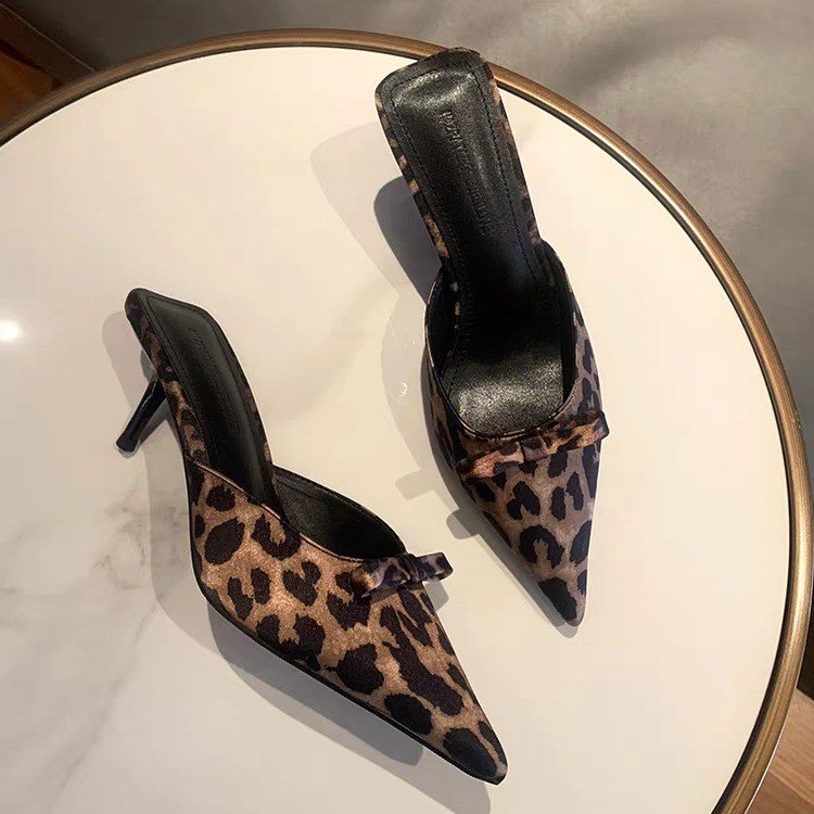 women's leopard-print pointed  - Ethnic Fashion In recension och pris