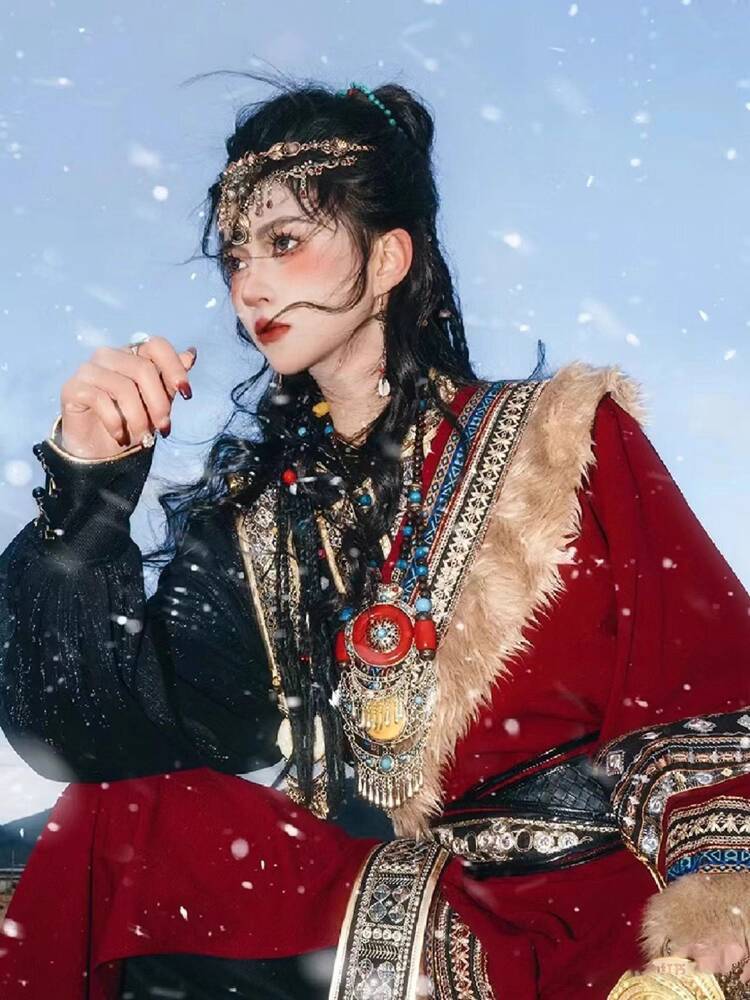 New Tibetan robe Tibet brigade - Ethnic Clothing & Online Fashion Store Khaadi Pk recension och pris
