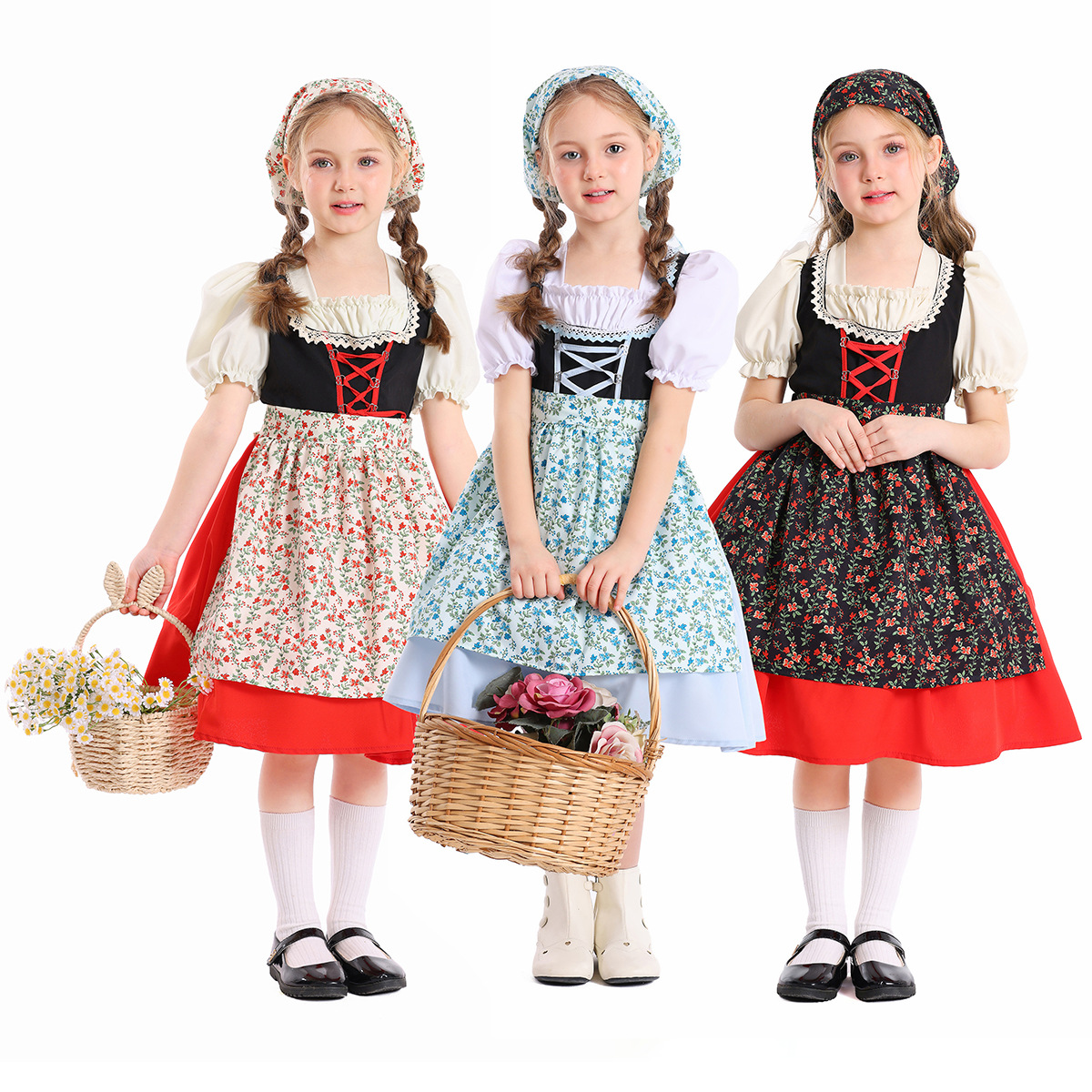 Children's Bavarian Farmhouse  - Ethnic Fashion Girls recension och pris
