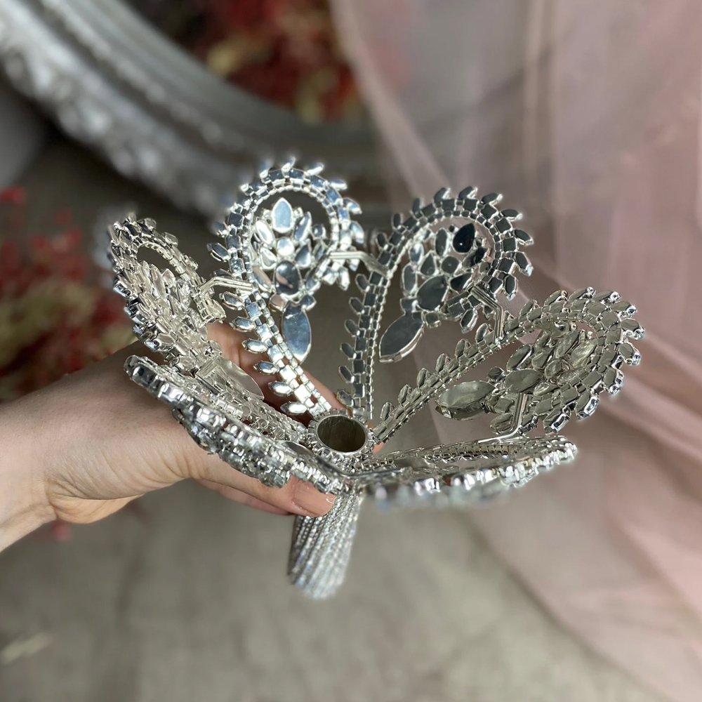 Boho Large Rhinestone Bridal B - Ethnic Fashion Accessories recension och pris