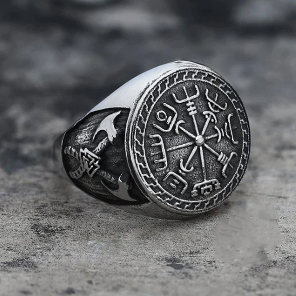 Vintage Viking Men Rings Stain - Ethnic Fashion Men recension och pris