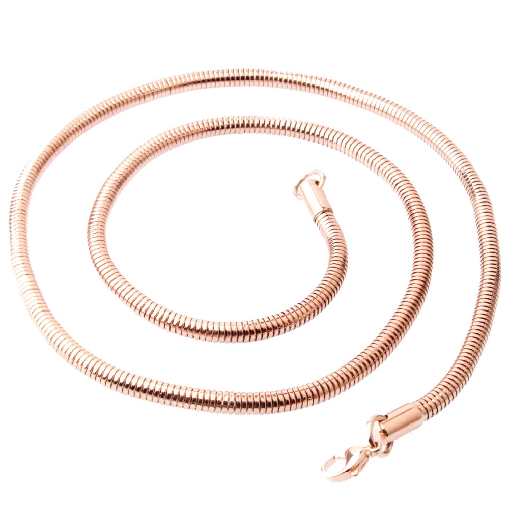 4.2mm 60cm Rose Gold-Color Sta - Ethnic Chic Fashion recension och pris