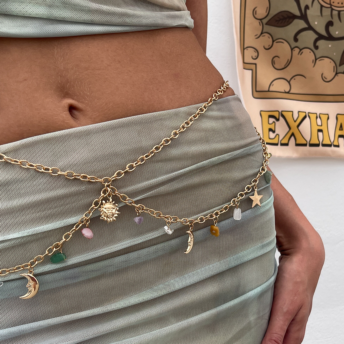 Boho Star Moon Sun Pendant Wai - Ethnic Fashion Girls recension och pris