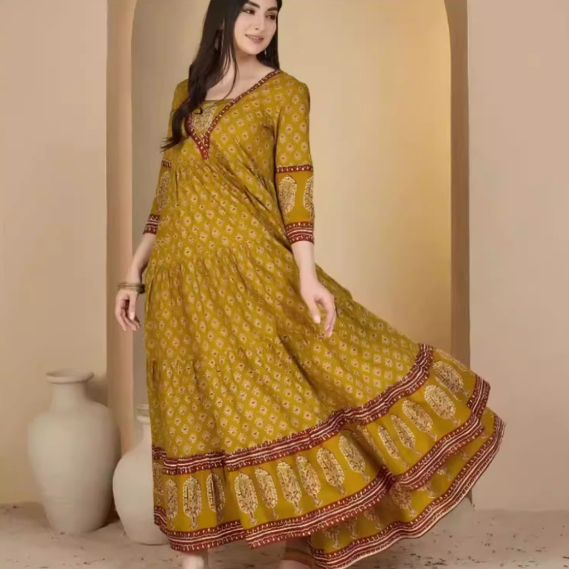 Indian Traditional Thin Cotton - Fashion Ethnic Indian Clothing recension och pris