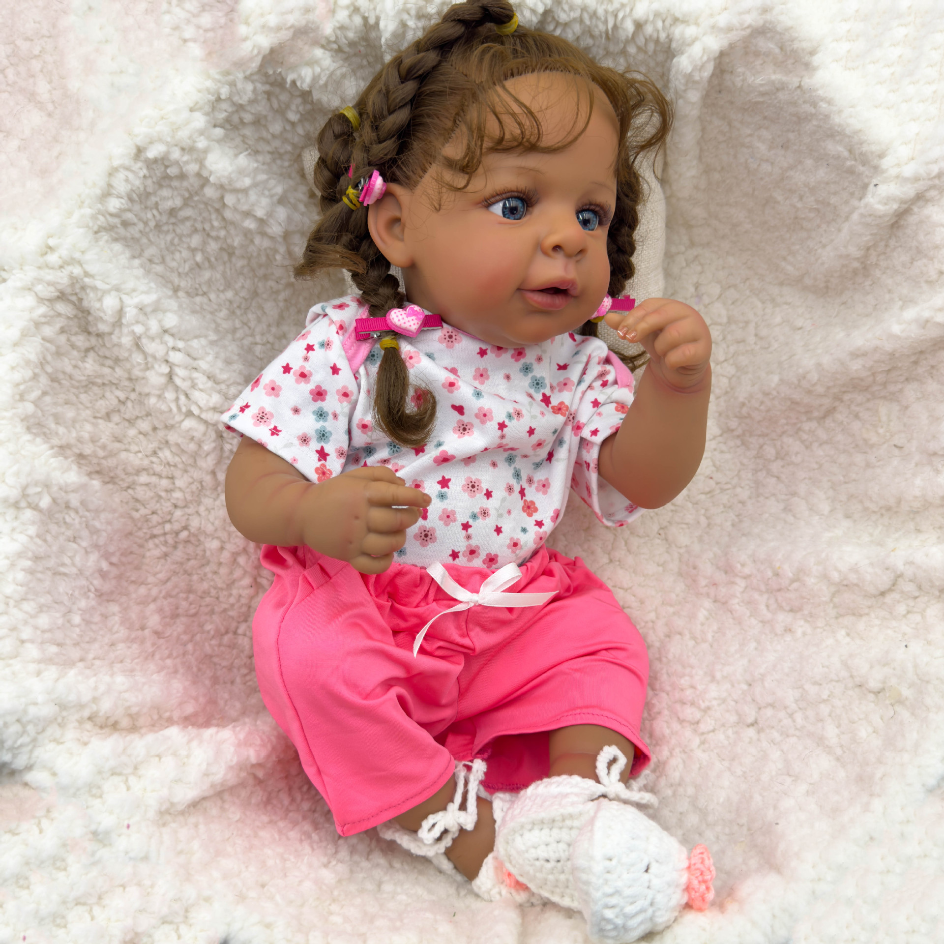 Dark Skin Jaylan bebe Doll Reb - Ethnic Fashion Model recension och pris