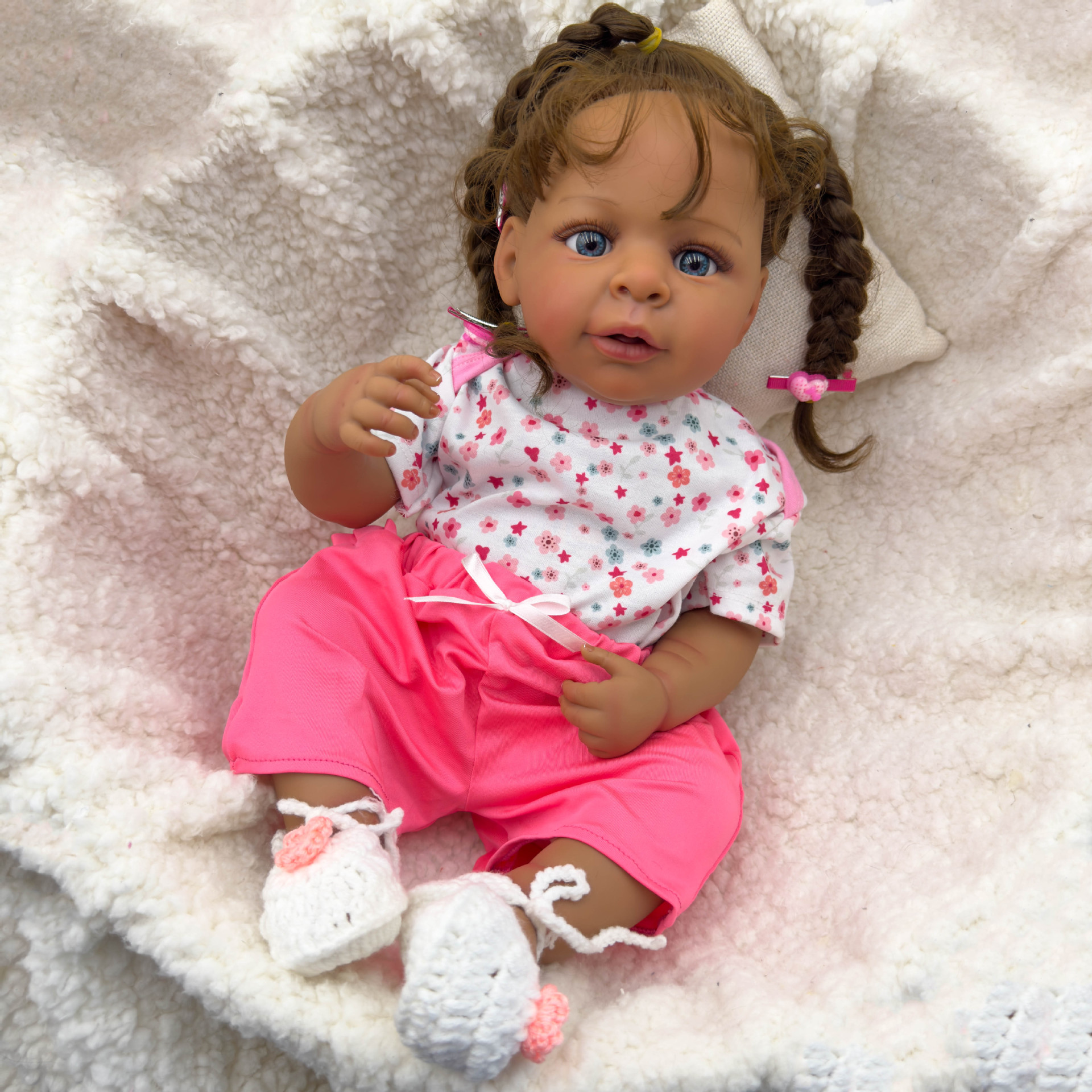 Dark Skin Jaylan bebe Doll Reb - Ethnic Fashion Model recension och pris