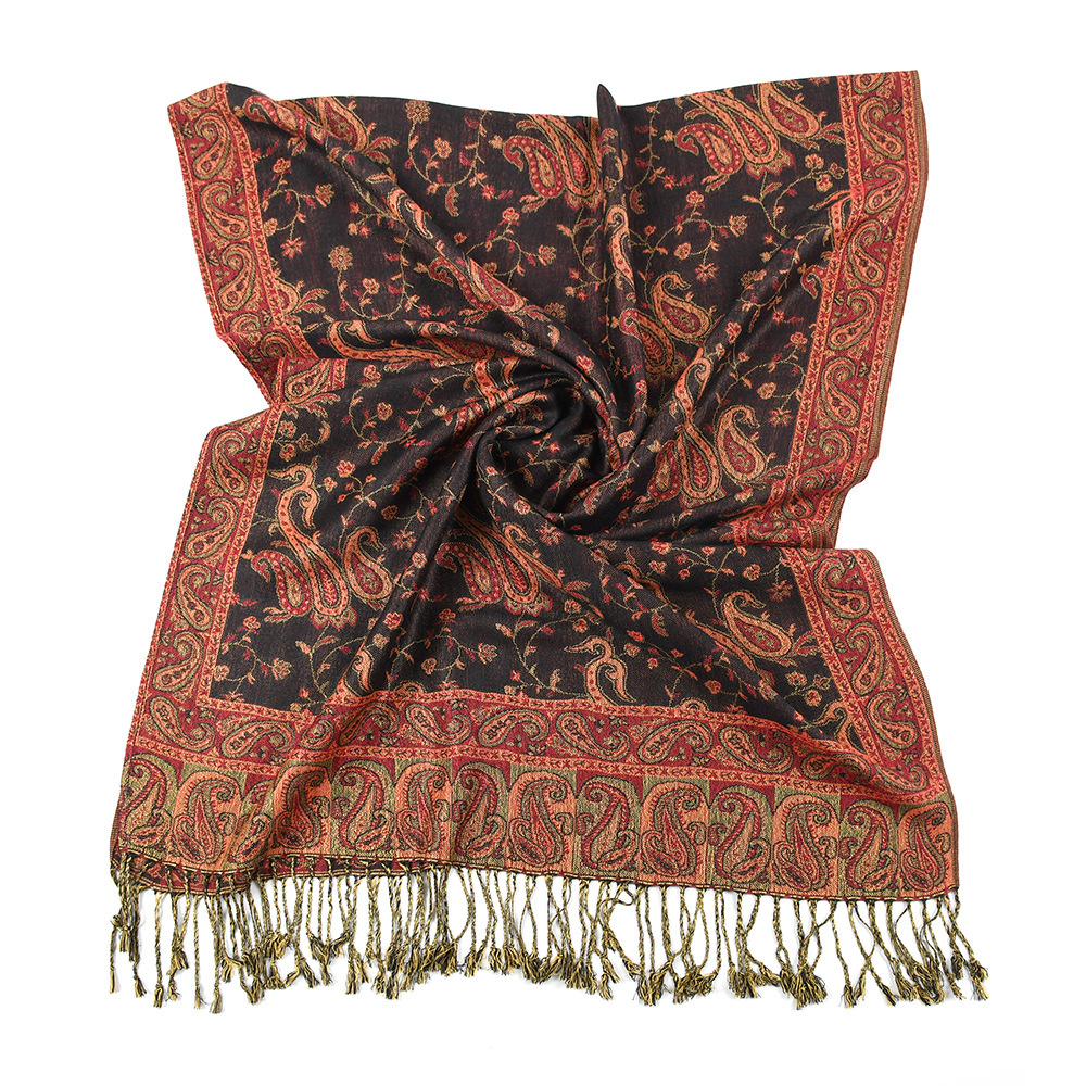 Pashmina Scarf Shawls Paisley  - Go Ethnic Fashion recension och pris