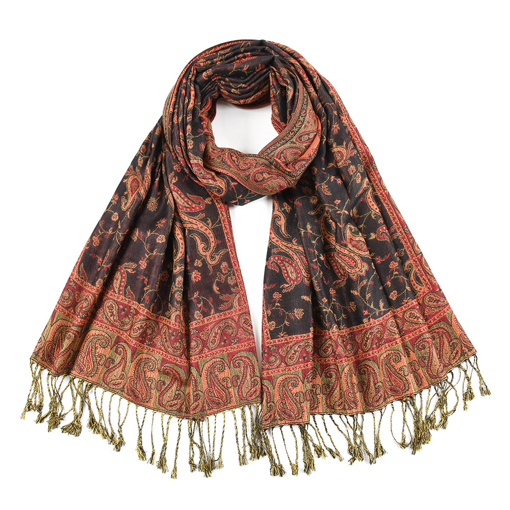 Pashmina Scarf Shawls Paisley  - Go Ethnic Fashion recension och pris