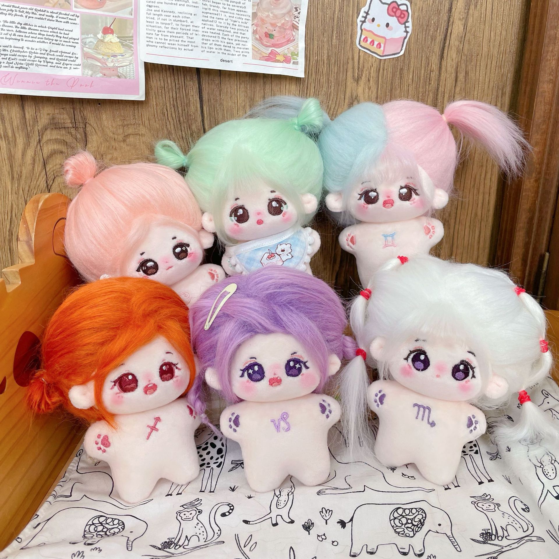 10cm Mini Kawaii Plush Cotton  - Ethnic Fashion Model recension och pris