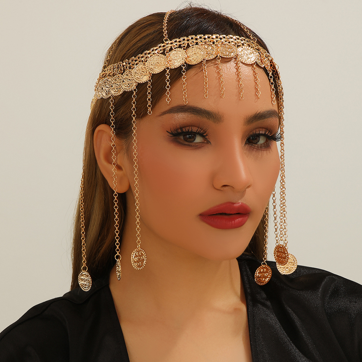Indian Head Chain Jewelry Gold - Fashion Ethnic Indian Clothing recension och pris