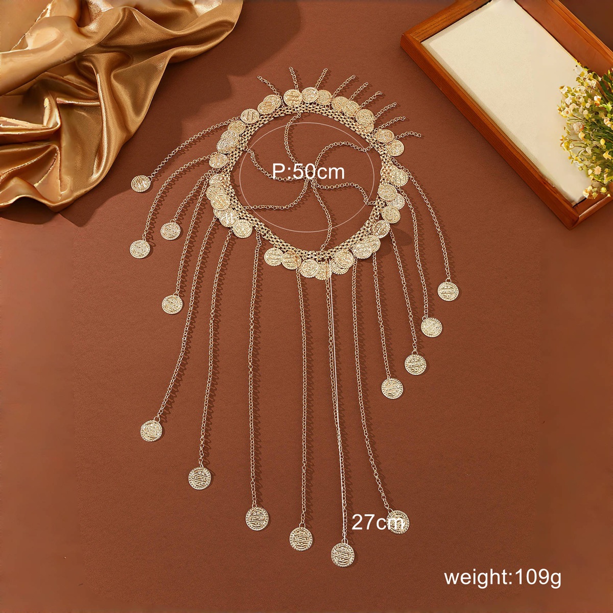 Indian Head Chain Jewelry Gold - Fashion Ethnic Indian Clothing recension och pris