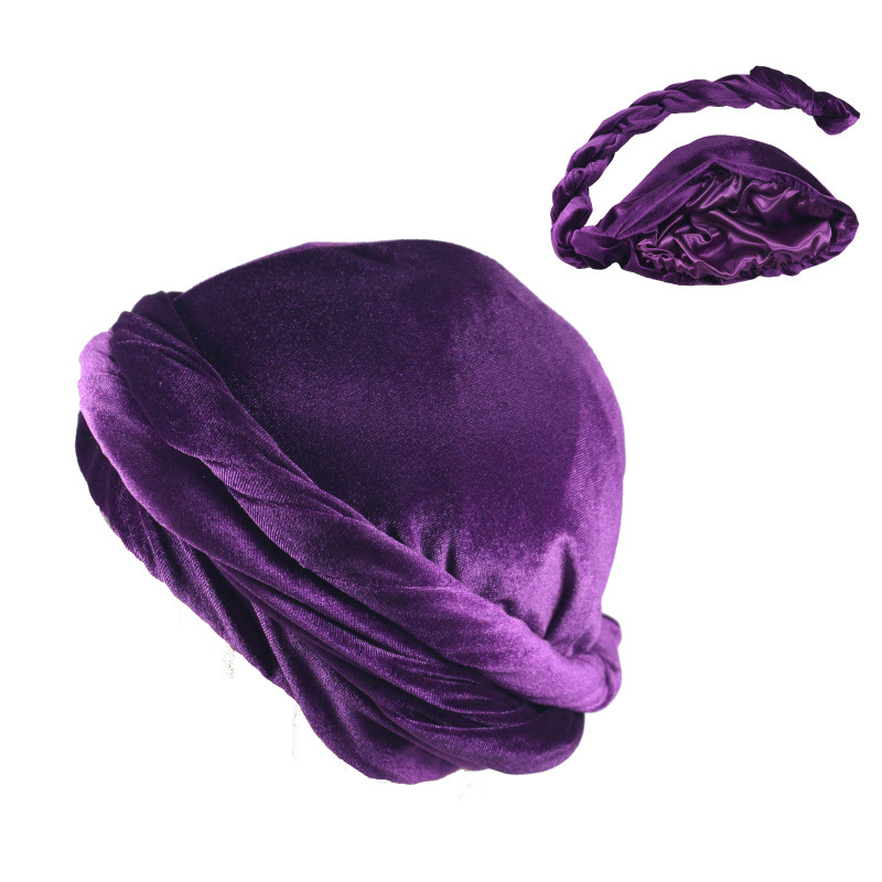 Solid Color Men's Velvet Head  - Ethnic Fashion Men recension och pris