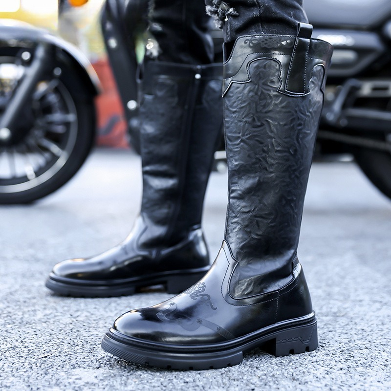 Men's Mid-calf Boots High Qual - Ethnic Fashion In recension och pris
