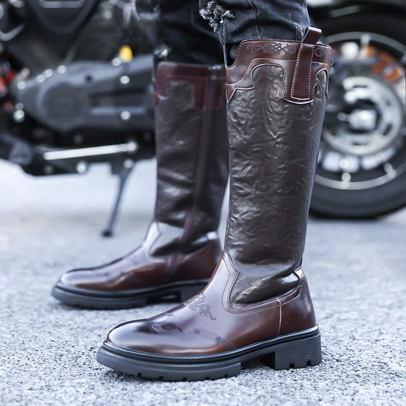 Men's Mid-calf Boots High Qual - Ethnic Fashion In recension och pris