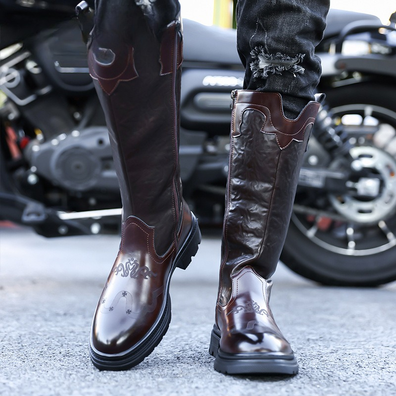 Men's Mid-calf Boots High Qual - Ethnic Fashion In recension och pris