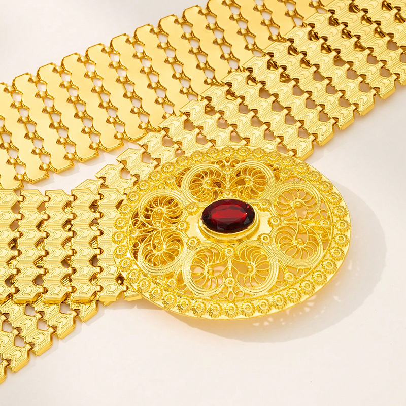 Gold Zinc Alloy Snake Scale Be - Ethnic Fashion Accessories recension och pris