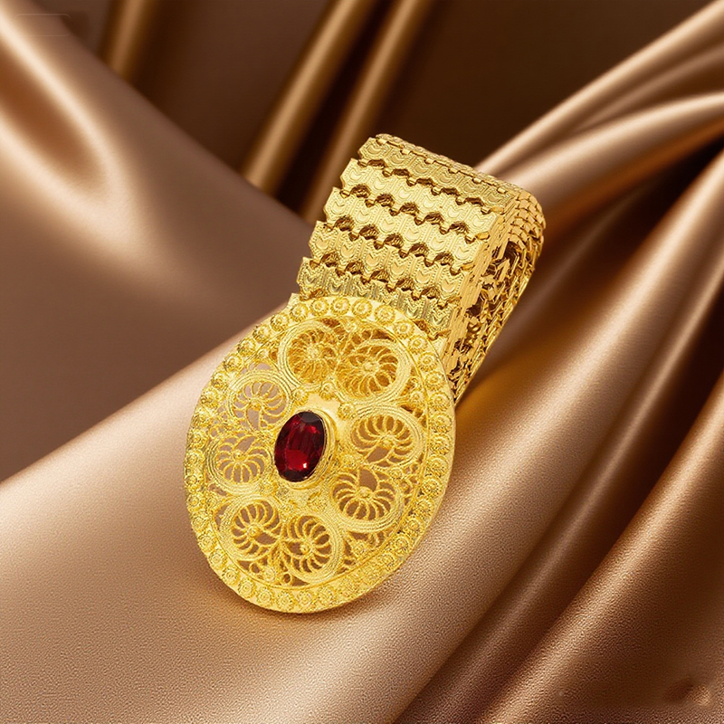 Gold Zinc Alloy Snake Scale Be - Ethnic Fashion Accessories recension och pris