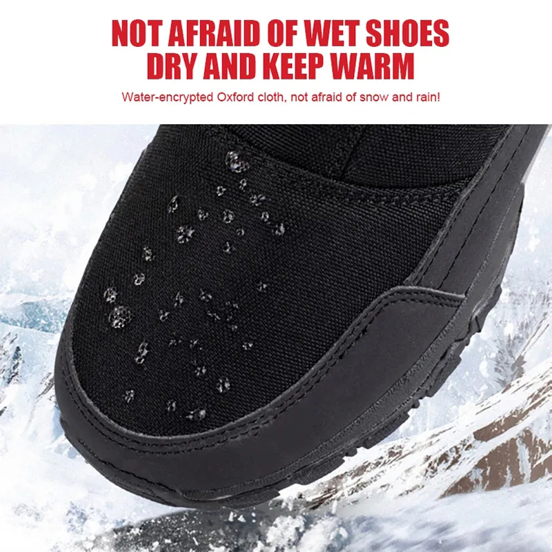 Winter Mens Keep Warm Snow Boo - Ethnic Fabric recension och pris