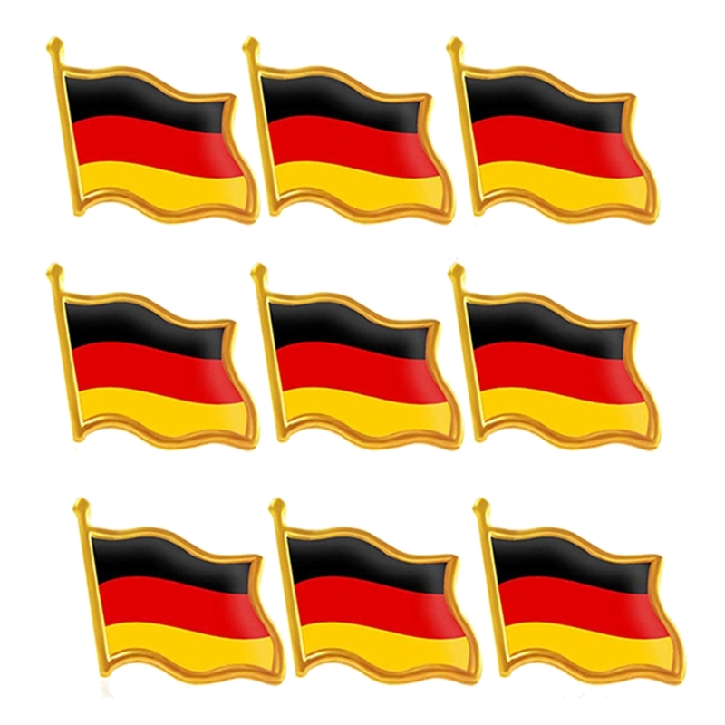 9pcs Country World Flags Brooc - Ethnic Fashion World recension och pris
