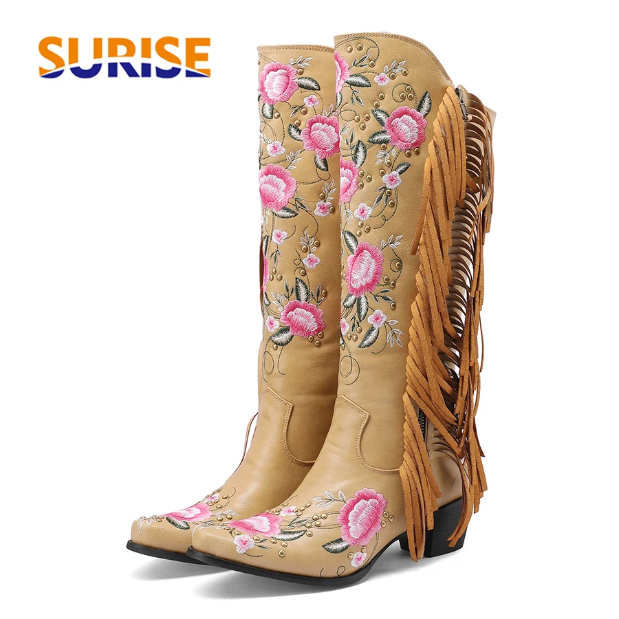 Fashion Embroidery Flower West - Ethnic Fashion In recension och pris