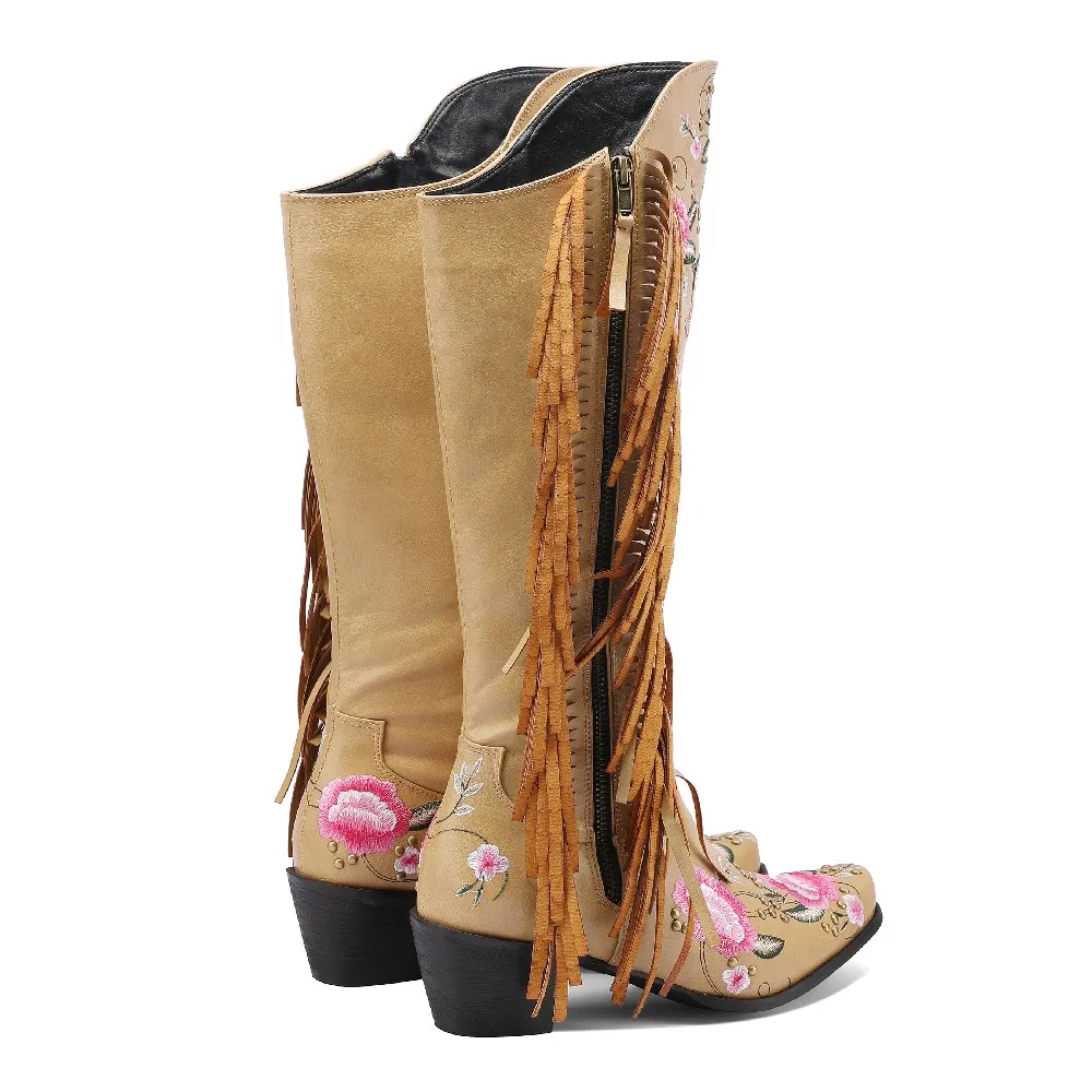 Fashion Embroidery Flower West - Ethnic Fashion In recension och pris