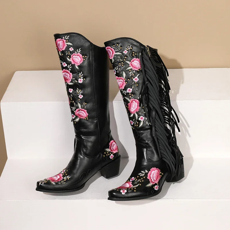 Fashion Embroidery Flower West - Ethnic Fashion In recension och pris