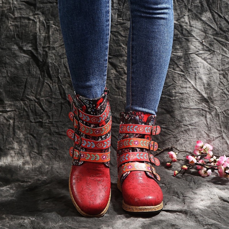 Brand Women's Boots 2026 Sprin - Ethnic Fashion In recension och pris