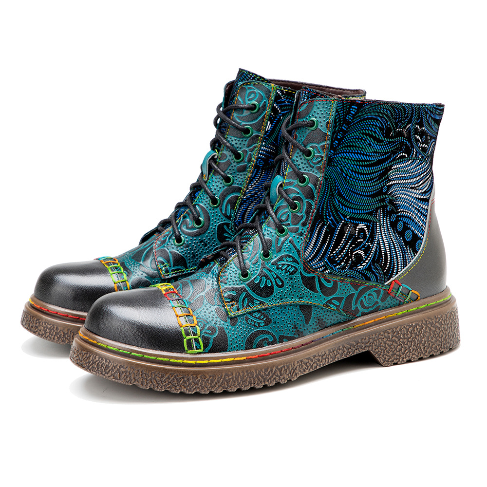 Socofy Raffan winter Ankle Lad - Ethnic Fabric recension och pris