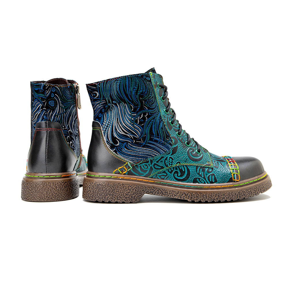 Socofy Raffan winter Ankle Lad - Ethnic Fabric recension och pris