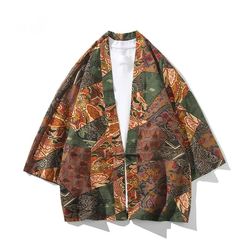 Ethnic Style Print Yukata Men  - Ethnic Fashion In recension och pris