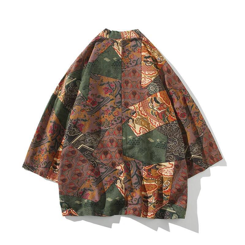 Ethnic Style Print Yukata Men  - Ethnic Fashion In recension och pris