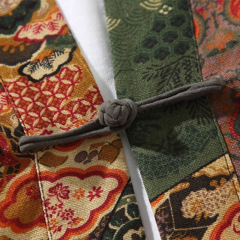 Ethnic Style Print Yukata Men  - Ethnic Fashion In recension och pris